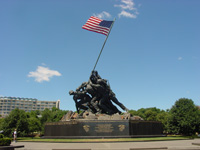 US Marines War Memorial in Washington, DC